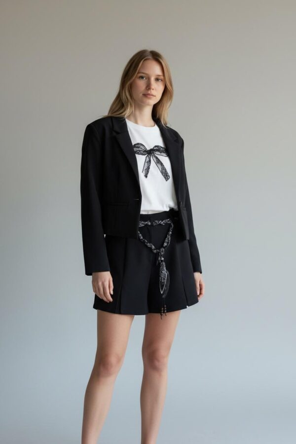 Siyah Garson Kız Takım